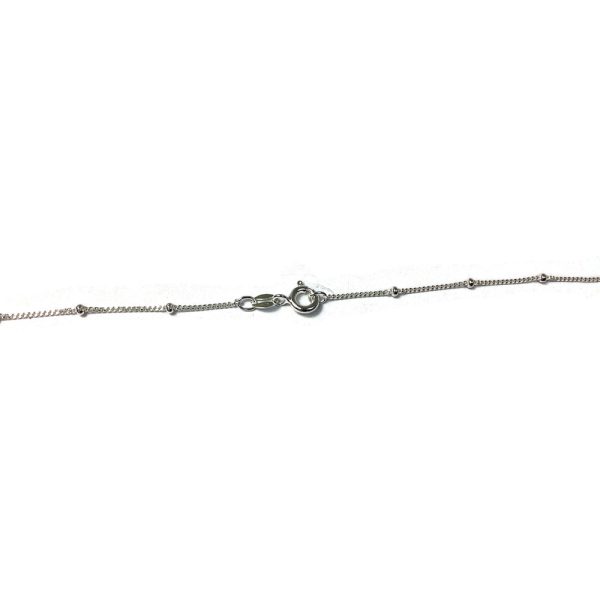 18" Sterling Silver Satelite Chain With 2.1mm Ball